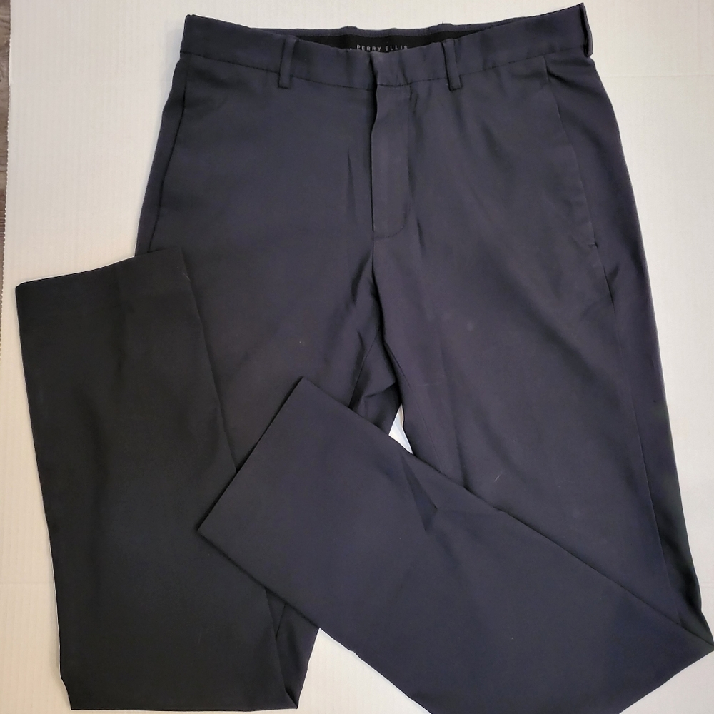 Perry Ellis Men's Portfolio Flex Stretch Slim Pants W29x32